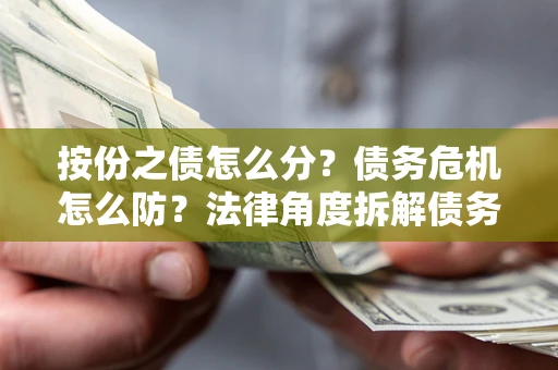 济南按份之债怎么分？债务危机怎么防？法律角度拆解债务分配与风险自保指南