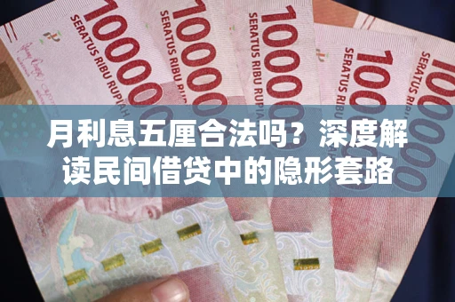 济南月利息五厘合法吗？深度解读民间借贷中的隐形套路