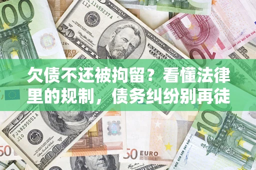 济南欠债不还被拘留？看懂法律里的规制，债务纠纷别再徒劳奔波