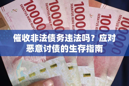 济南催收非法债务违法吗？应对恶意讨债的生存指南