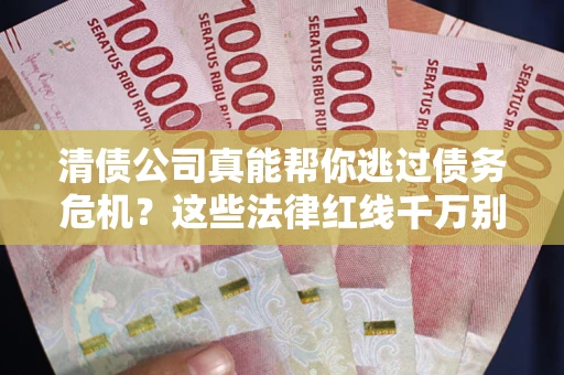 济南清债公司真能帮你逃过债务危机？这些法律红线千万别踩