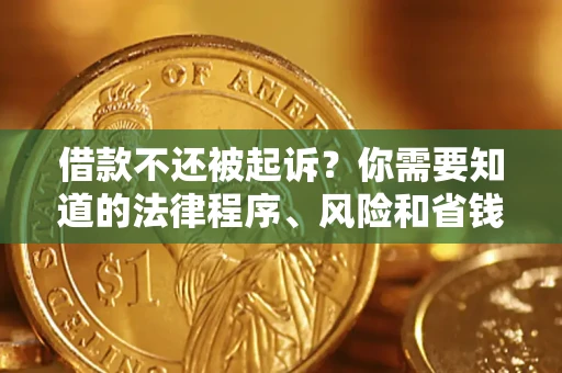 济南借款不还被起诉？你需要知道的法律程序、风险和省钱技巧